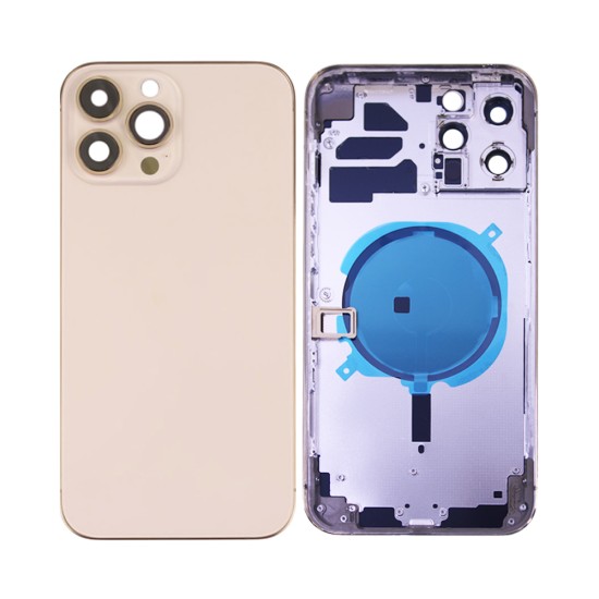 Tampa Traseira+Frame Apple iPhone 12 Pro Max Dourado Tampa Traseira+Frame Apple iPhone 12 Pro Max Dourado